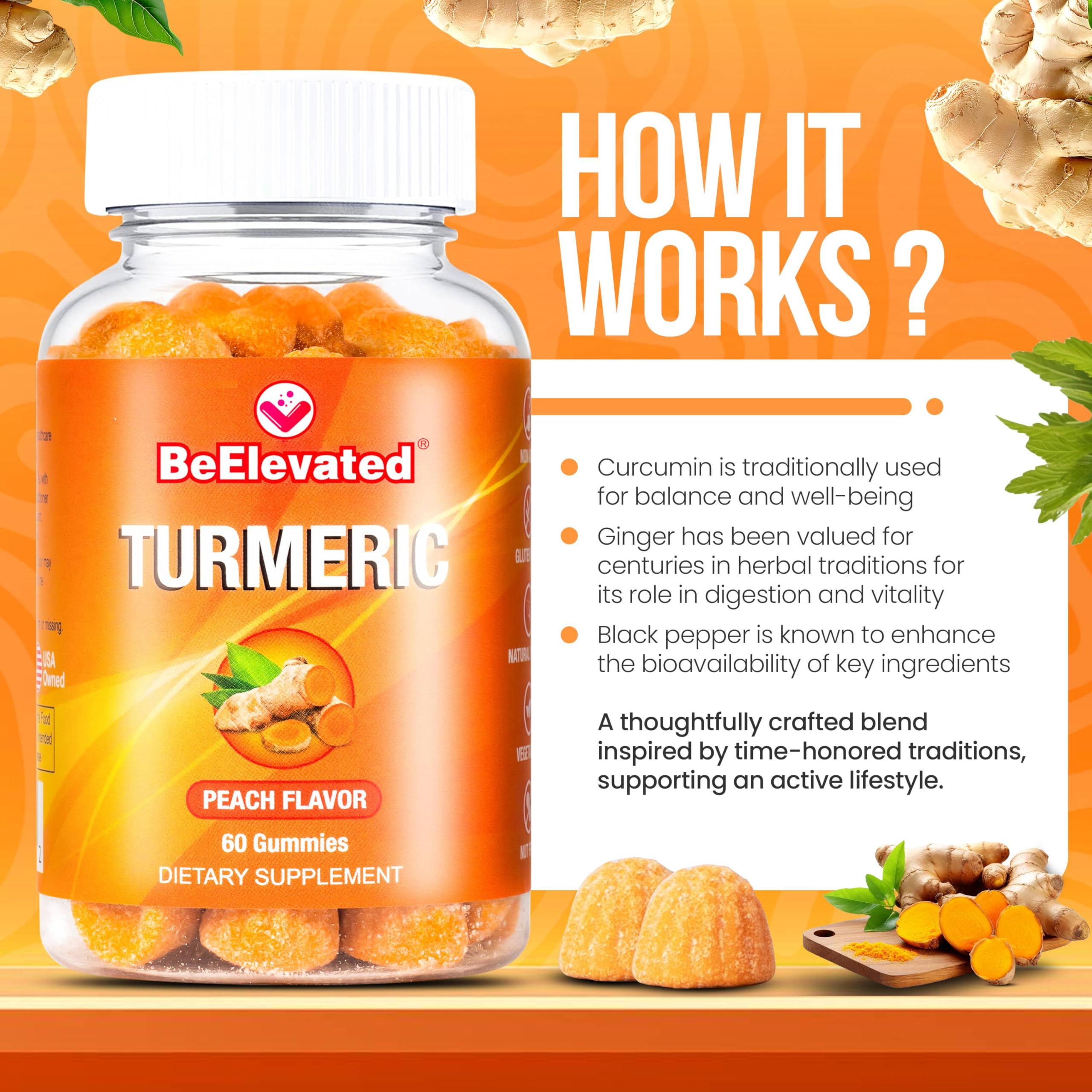 BeElevated etiqueta con lista de ingredientes clara, ayuda a elegir ingredientes premium