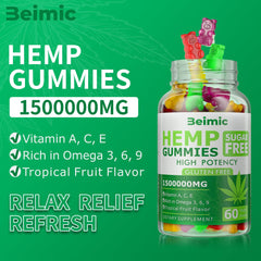 BEIMIC primer plano de la textura gomosa resaltando suavidad y calidad
