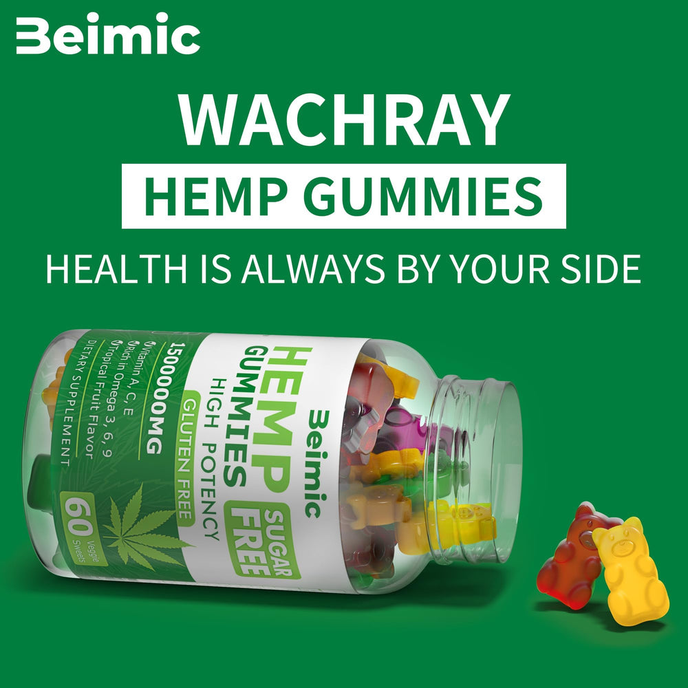 BEIMIC selección de gomitas frutales mostrando colores naturales y variedad