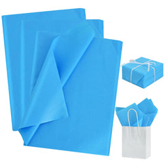 BEISHIDA papel de seda frontal mostrando 100 hojas y color azul vibrante