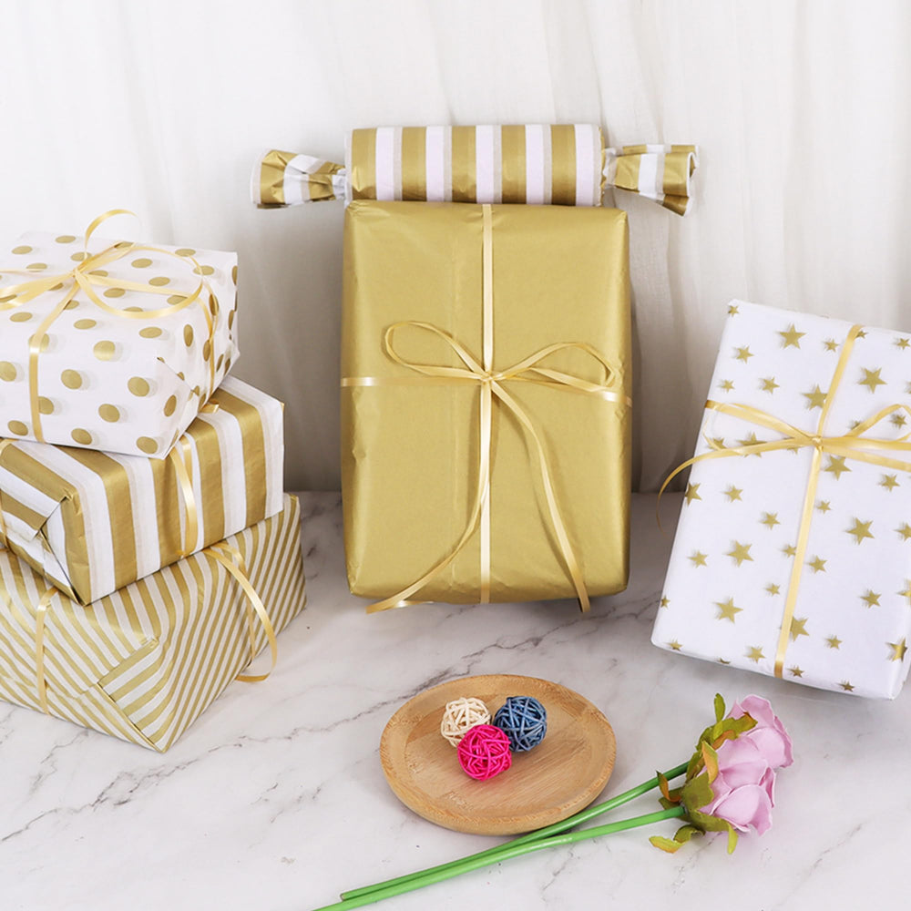 BEISHIDA hoja de papel seda usada para envolver regalo, muestra tamaño y acabado elegante