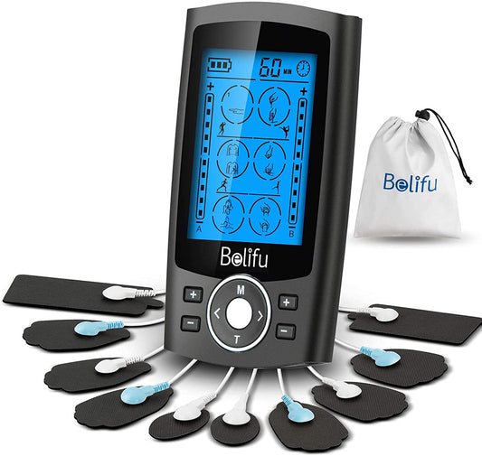 Belifu dispositivo frontal mostrando pantalla y botones, portátil y fácil de usar
