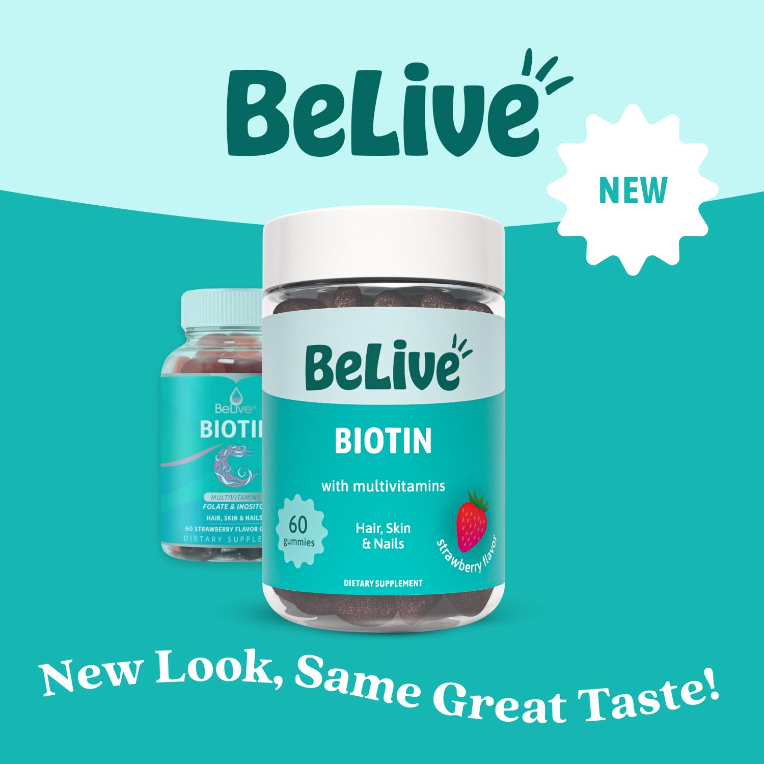 etiqueta BeLive con información nutricional legible y lista de ingredientes clave