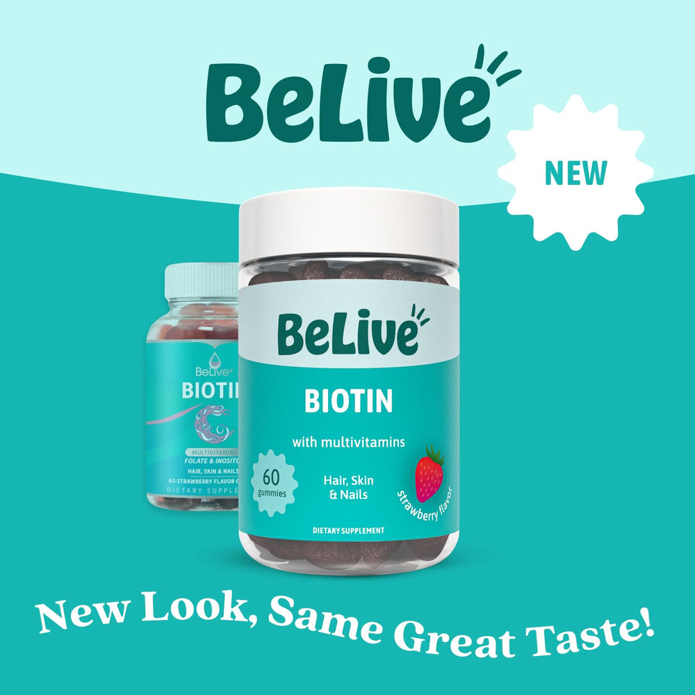 etiqueta BeLive con información nutricional legible y lista de ingredientes clave