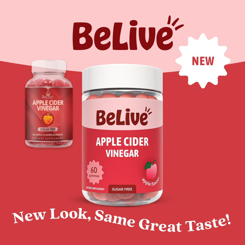 Close-up de textura de gomita BeLive resaltando masticabilidad y sabor