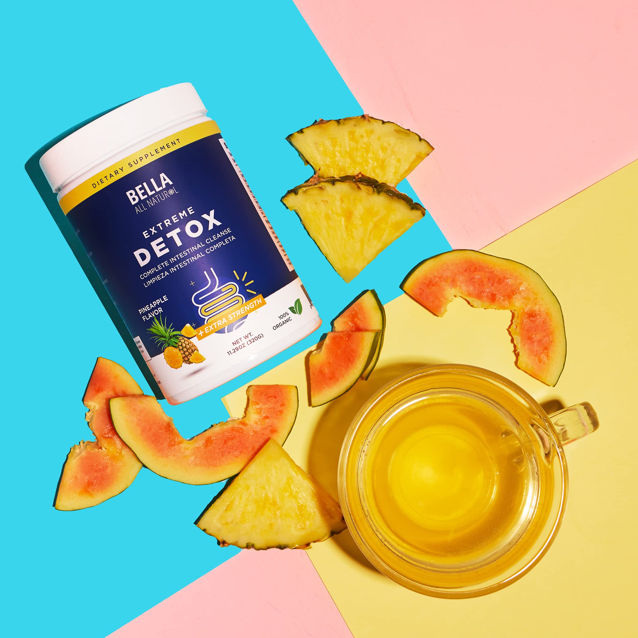 Bella All Natural etiqueta de ingredientes, transparencia y confianza