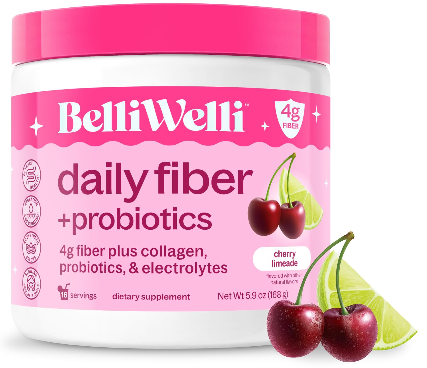 Belli Welli envase frontal mostrando la marca y beneficios claros