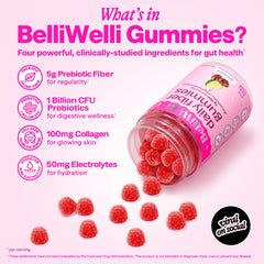 Tubo abierto de Belli Welli 120ct listo para consumo diario