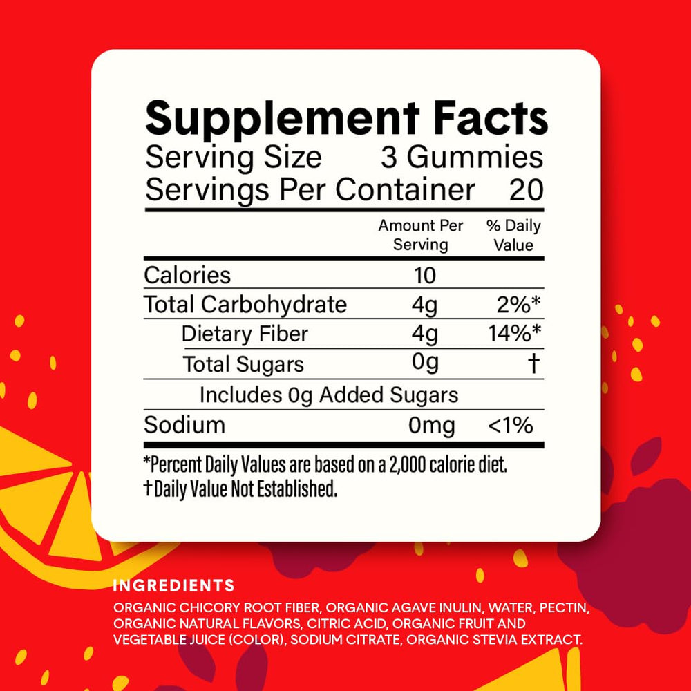 Bellway etiqueta nutricional y sello USDA Organic, claridad sobre ingredientes
