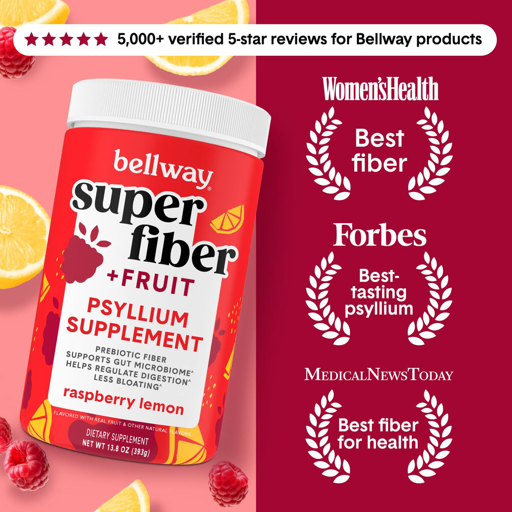 Bellway polvo de psyllium textura fina ideal para mezclar