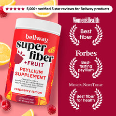 Bellway polvo de psyllium textura fina ideal para mezclar