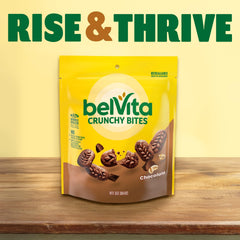 belVita presentación en escritorio de oficina, opción de snack para equipos