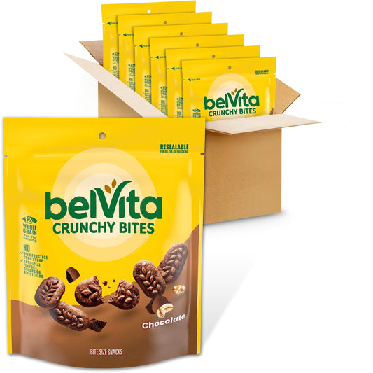belVita empaque frontal mostrando caja y bolsas, conveniencia inmediata