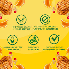 belVita galletas acompañadas de yogur y fruta para desayuno completo