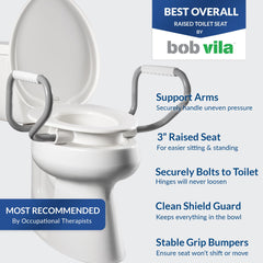 Bemis protector Clean Shield bajo aro evitando salpicaduras y facilitando limpieza