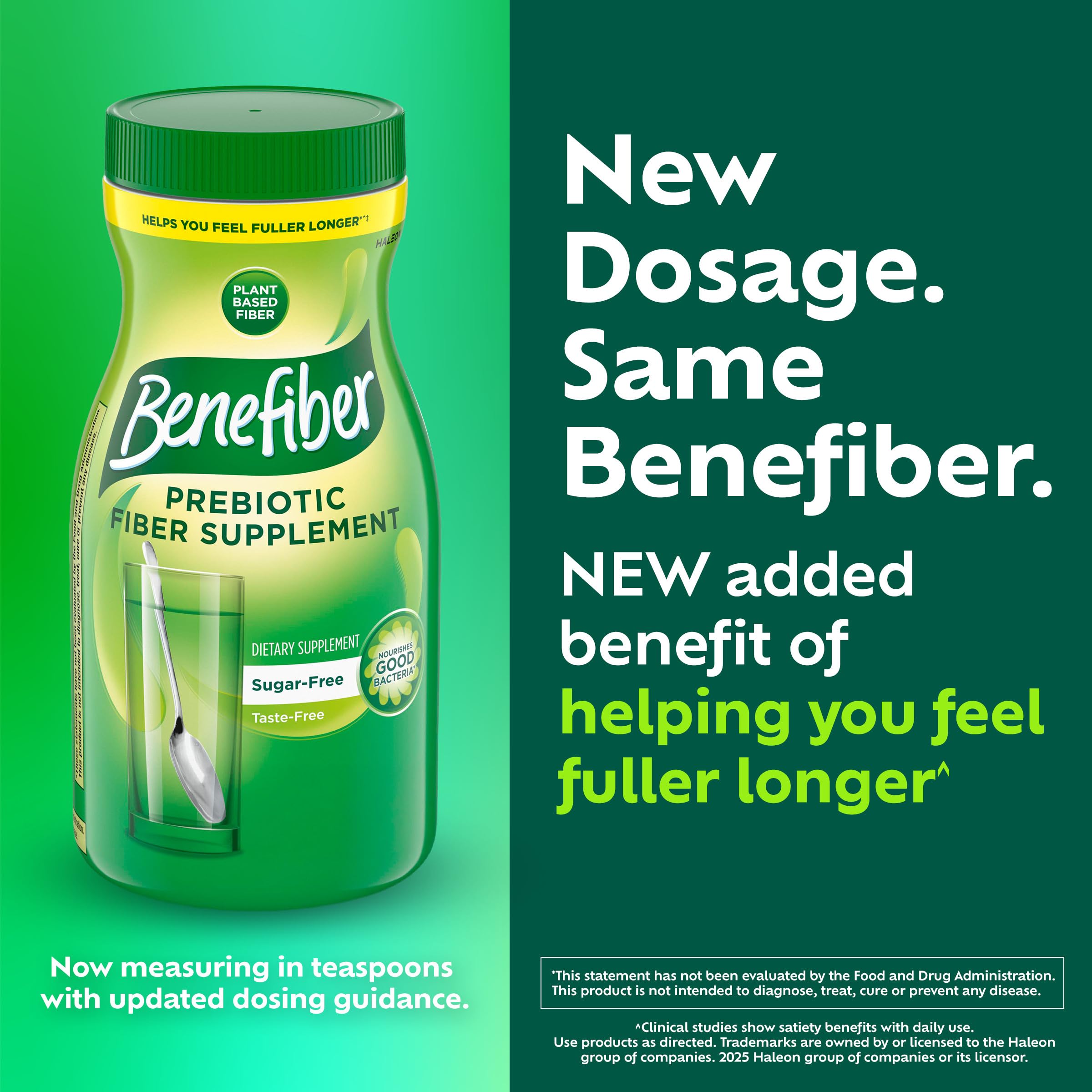 Benefiber incorporado en jugo y yogur para consumo fácil