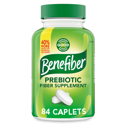 Benefiber frasco frontal mostrando etiqueta clara y beneficio práctico
