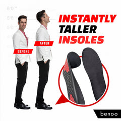 benoo detalle de la cuña del talón que ofrece soporte oculto y estable