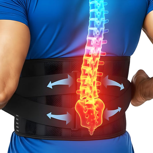 benoo faja lumbar vista frontal con sujeción estable y postura mejorada