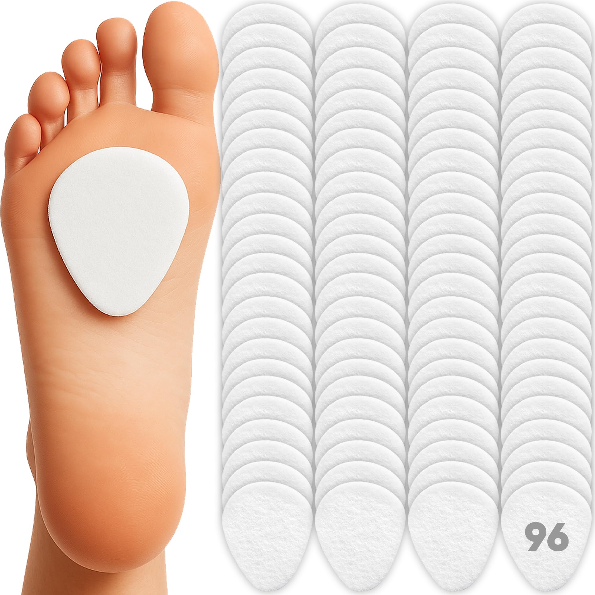 benoo empaque frontal mostrando 96 almohadillas y beneficio ahorro
