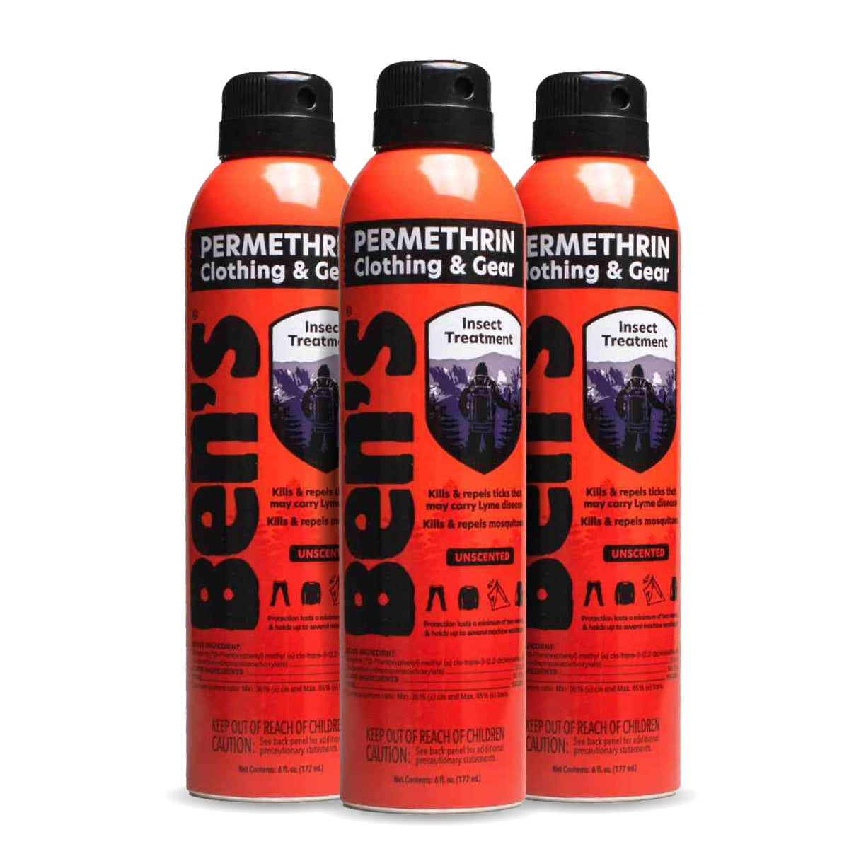 Ben's frasco 6 oz frontal mostrando paquete y práctico formato