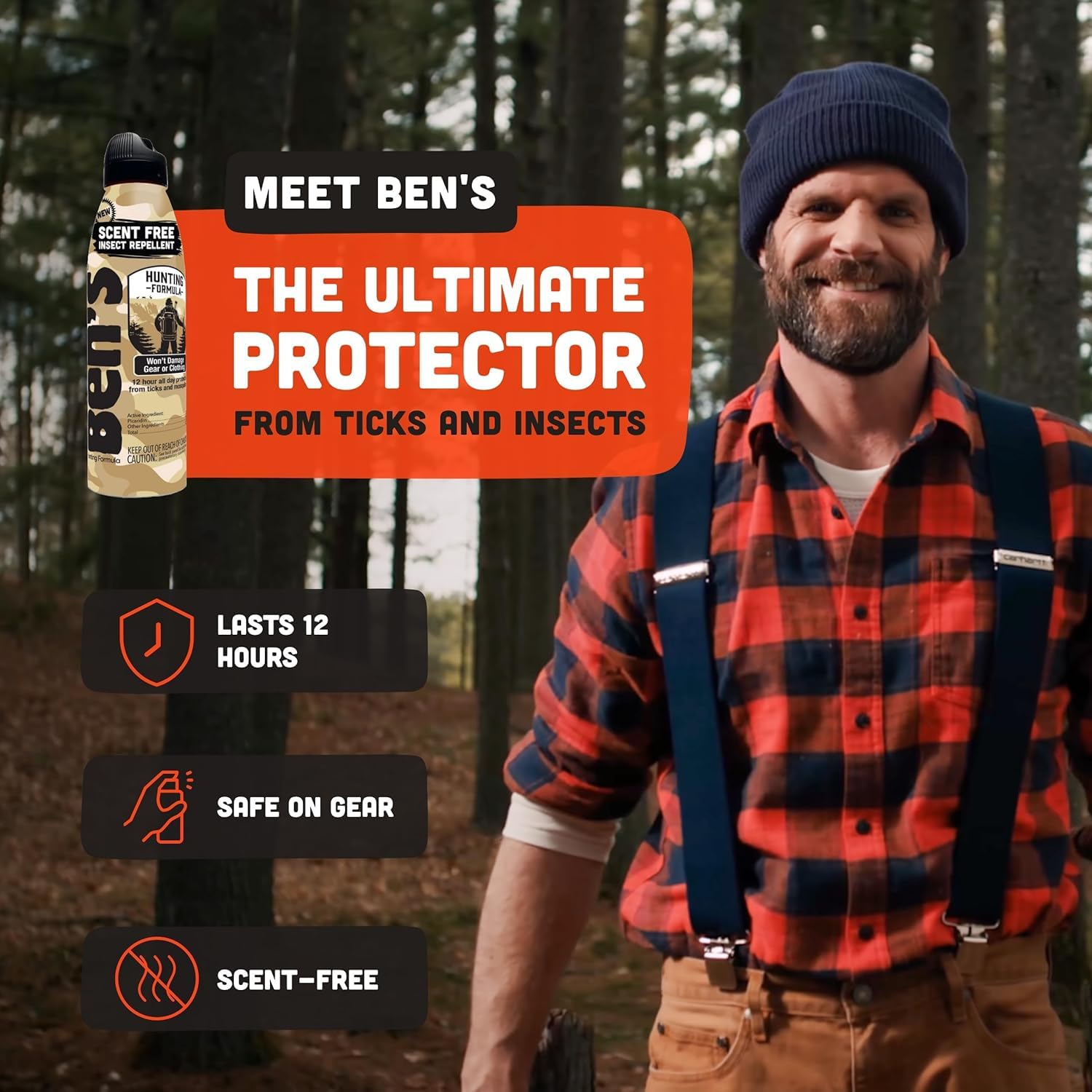Ben's detalle del rociador Eco-Spray que facilita aplicación en cualquier ángulo