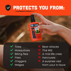 Ben's en mano para comparar escala y facilidad de transporte