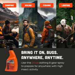 Ben's etiqueta con 0.5% permethrin y especificaciones claras