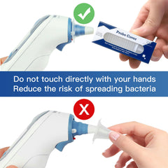 BEPEPFUL funda colocada en sonda Braun compatible, ajuste seguro
