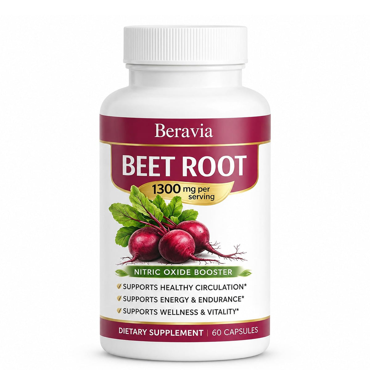 Beravia Organic envase frontal mostrando etiqueta y beneficio vegano