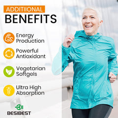 Besibest en entorno estilo de vida saludable transmitiendo suplementación diaria