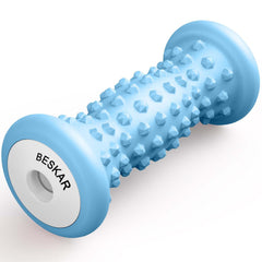 BESKAR rodillo frontal mostrando forma ergonómica y alivio inmediato