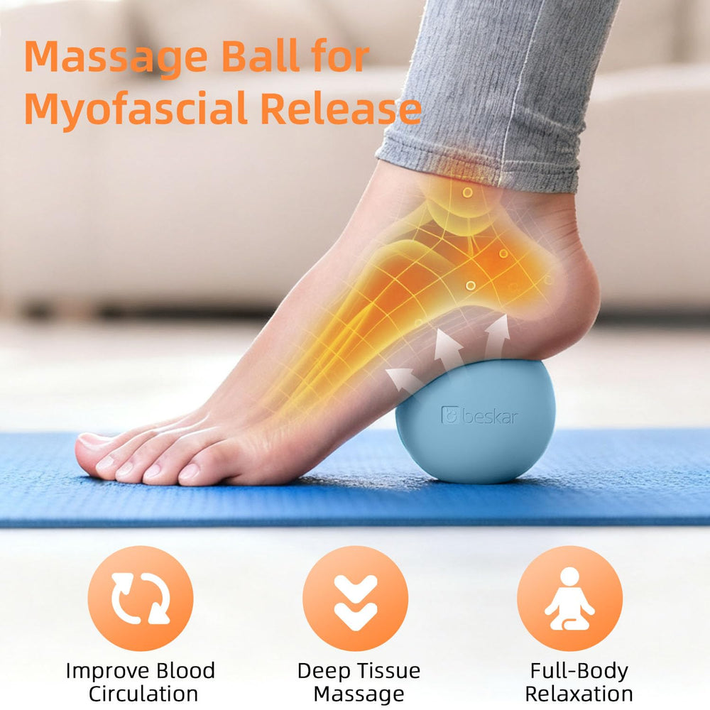 BESKAR primer plano de textura de silicona para masaje eficaz