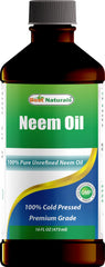 Best Naturals botella frontal mostrando aceite de neem, calidad premium