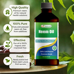 Best Naturals aplicación del aceite de neem en manos durante rutina y beneficio hidratante