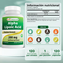 Best Naturals primer plano de una cápsula abierta mostrando textura y pureza