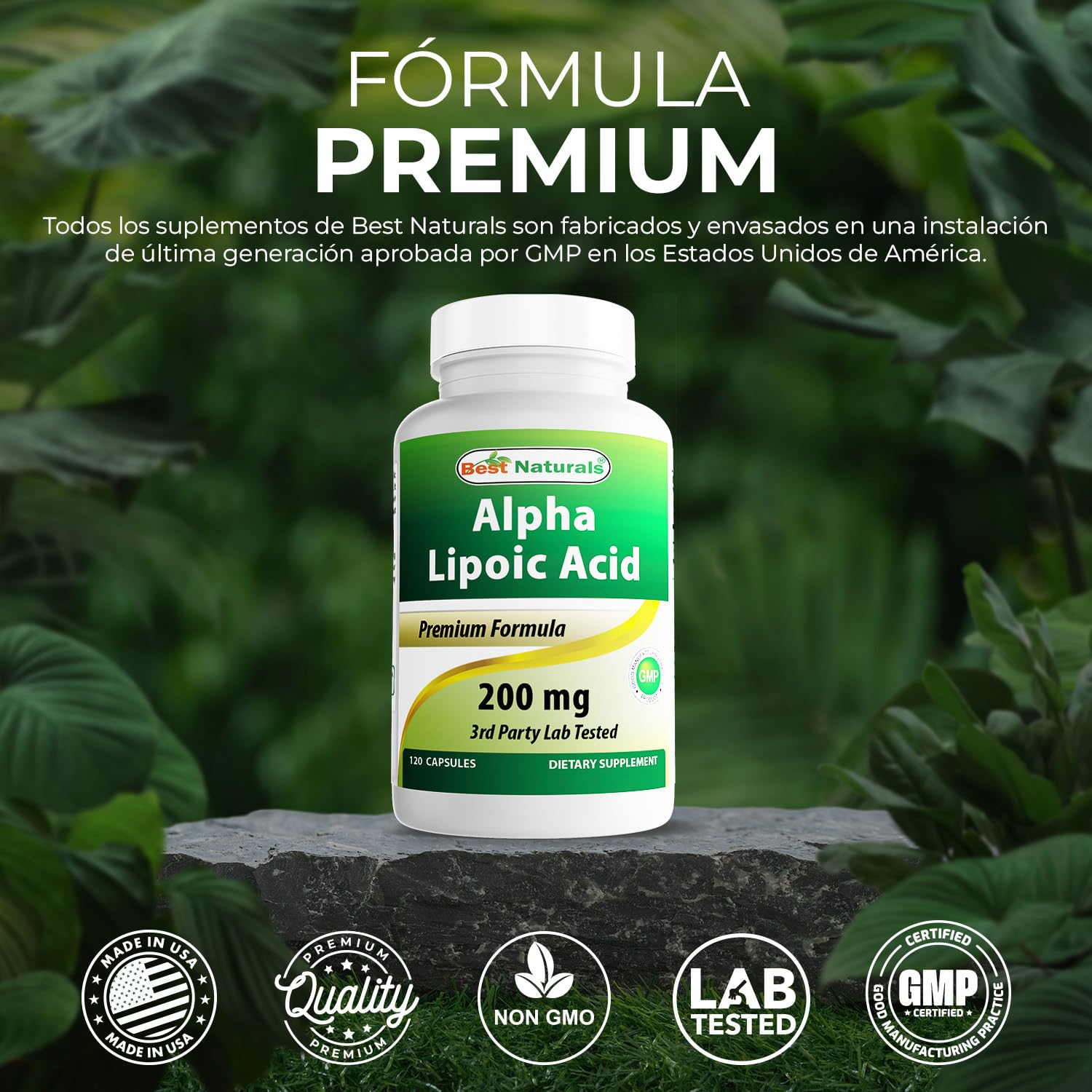 Best Naturals etiqueta nutricional y certificaciones, informaciones de calidad