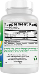 Best Naturals etiqueta con lista de ingredientes y dosis por porción clara