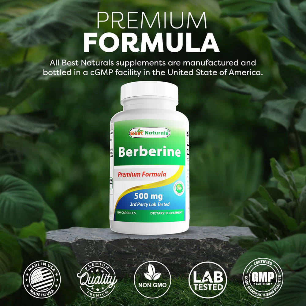 Best Naturals botella abierta con cápsulas esparcidas para visual del contenido