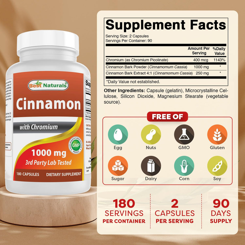 Best Naturals detalle de etiqueta con ingredientes y dosis claras