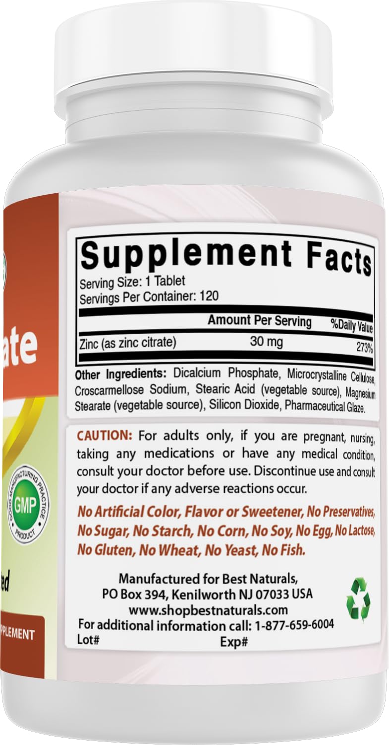 Best Naturals documento de prueba de laboratorio junto al frasco para confianza