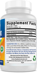 Best Naturals etiqueta con información nutricional y pruebas de terceros