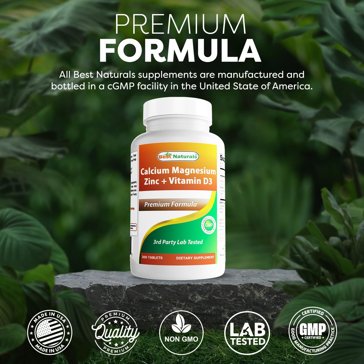 Primer plano etiqueta nutricional Best Naturals, transparencia en ingredientes