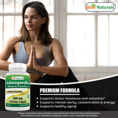 Best Naturals etiqueta con detalles de composición y pureza