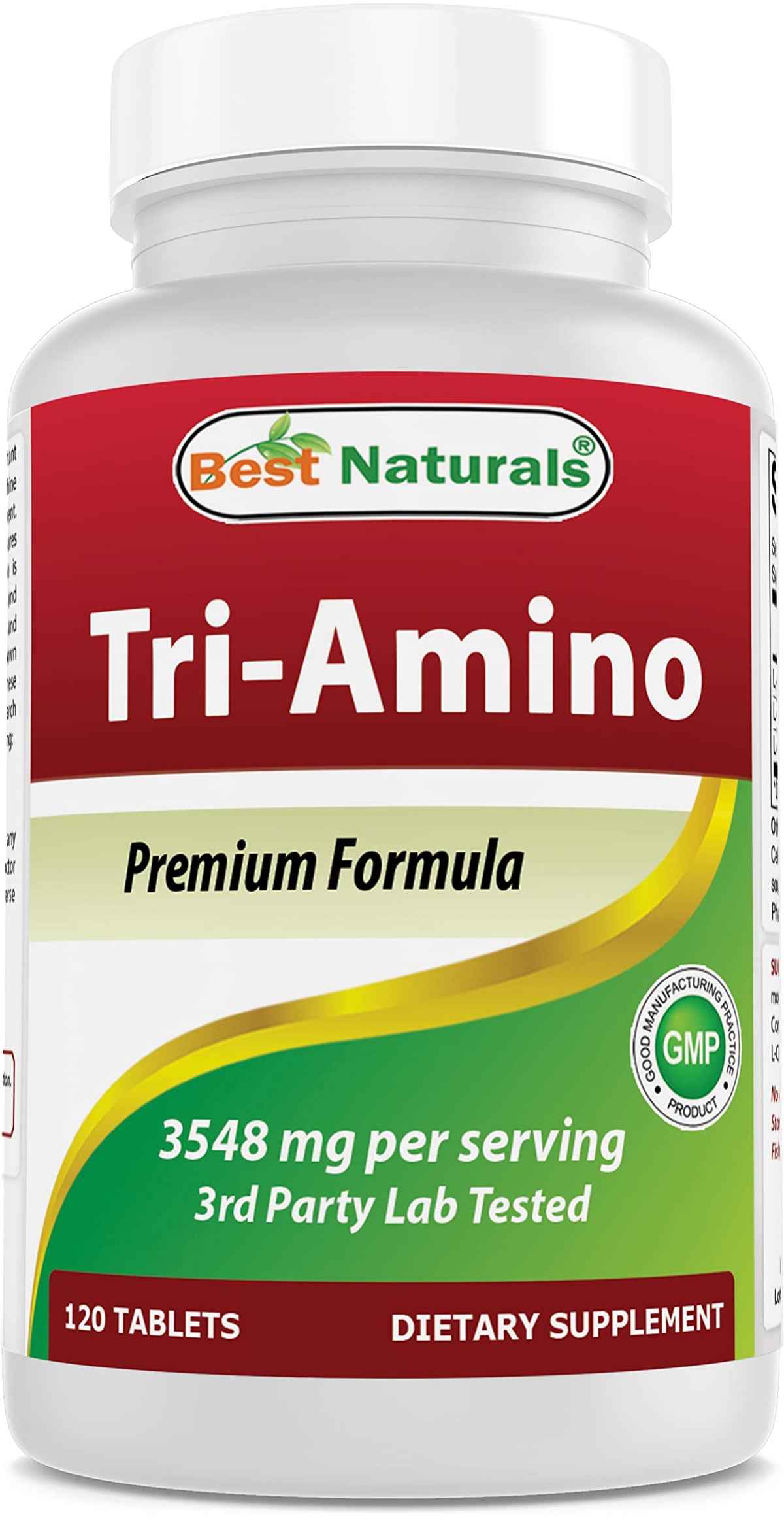 Best Naturals frasco frente mostrando diseño y cantidad 120 tabletas