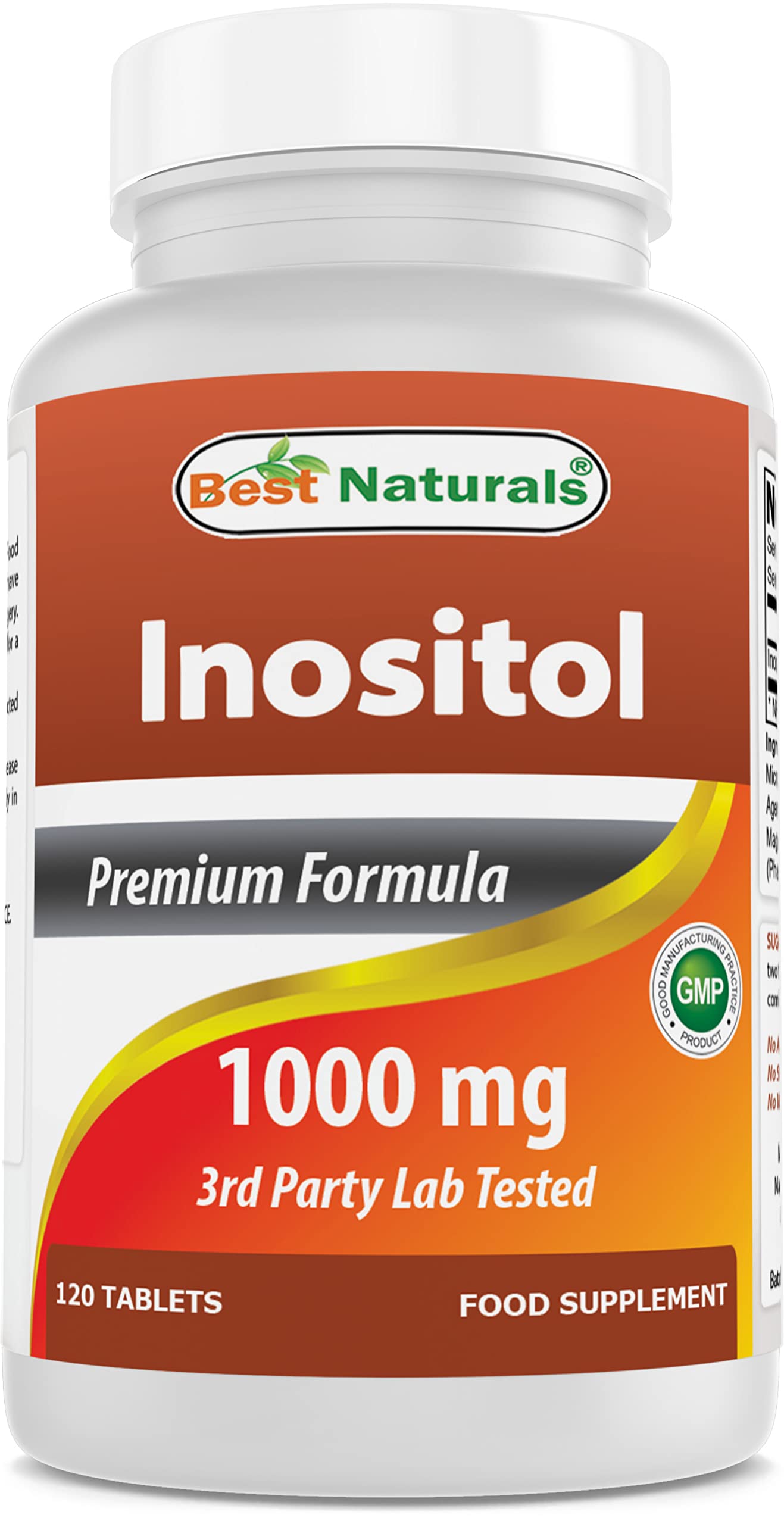 Best Naturals vista frontal del frasco muestra presentación clara y cantidad