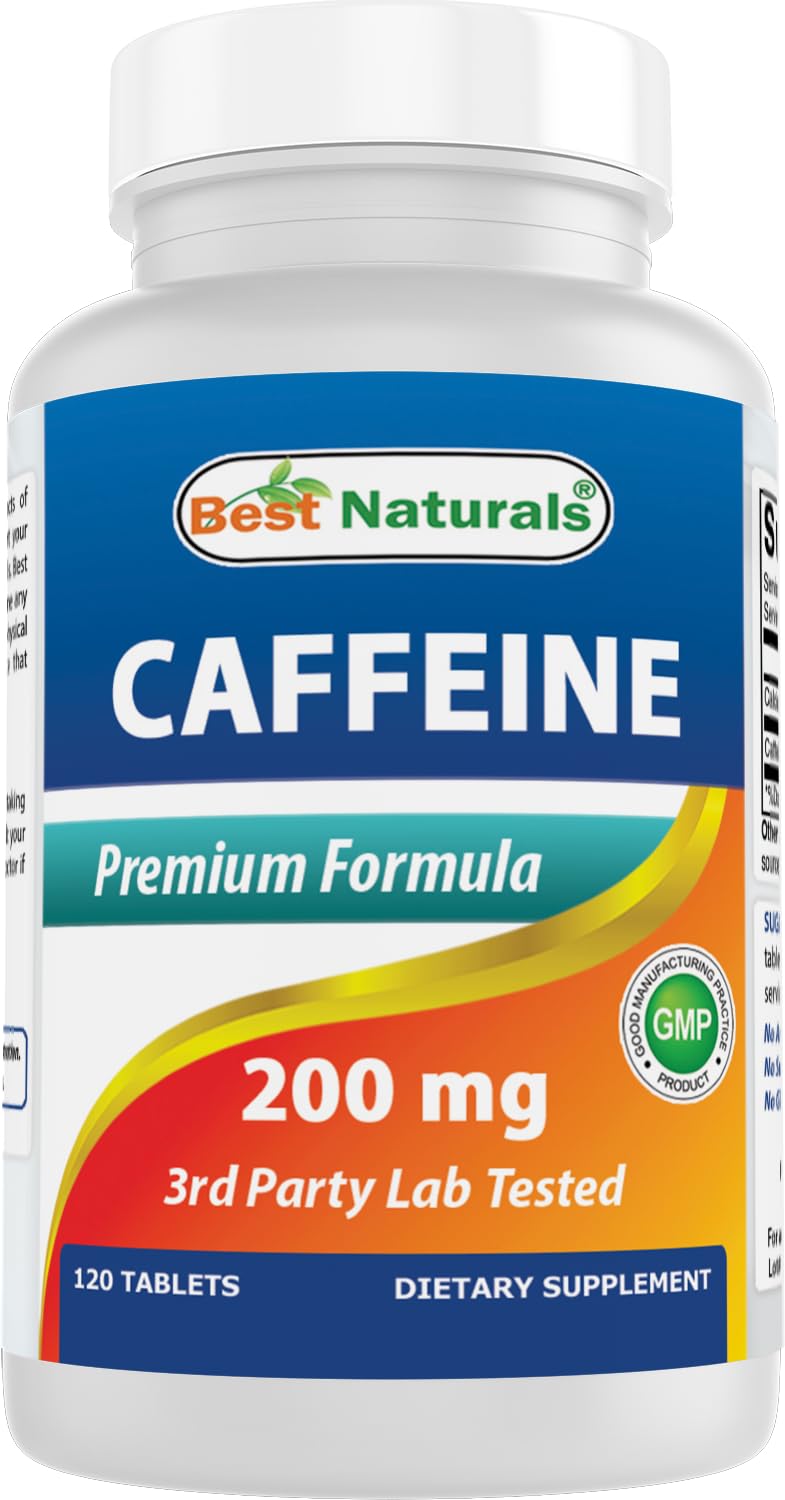 Best Naturals envase frontal mostrando 120 tabletas y ventaja de dosificación consistente