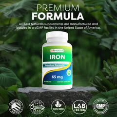 Best Naturals etiqueta lateral con ingredientes y lista de alérgenos ausentes
