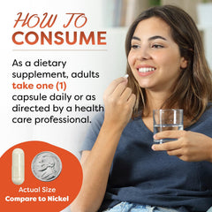 Best Naturals cápsulas en primer plano mostrando textura y tamaño fácil de tragar