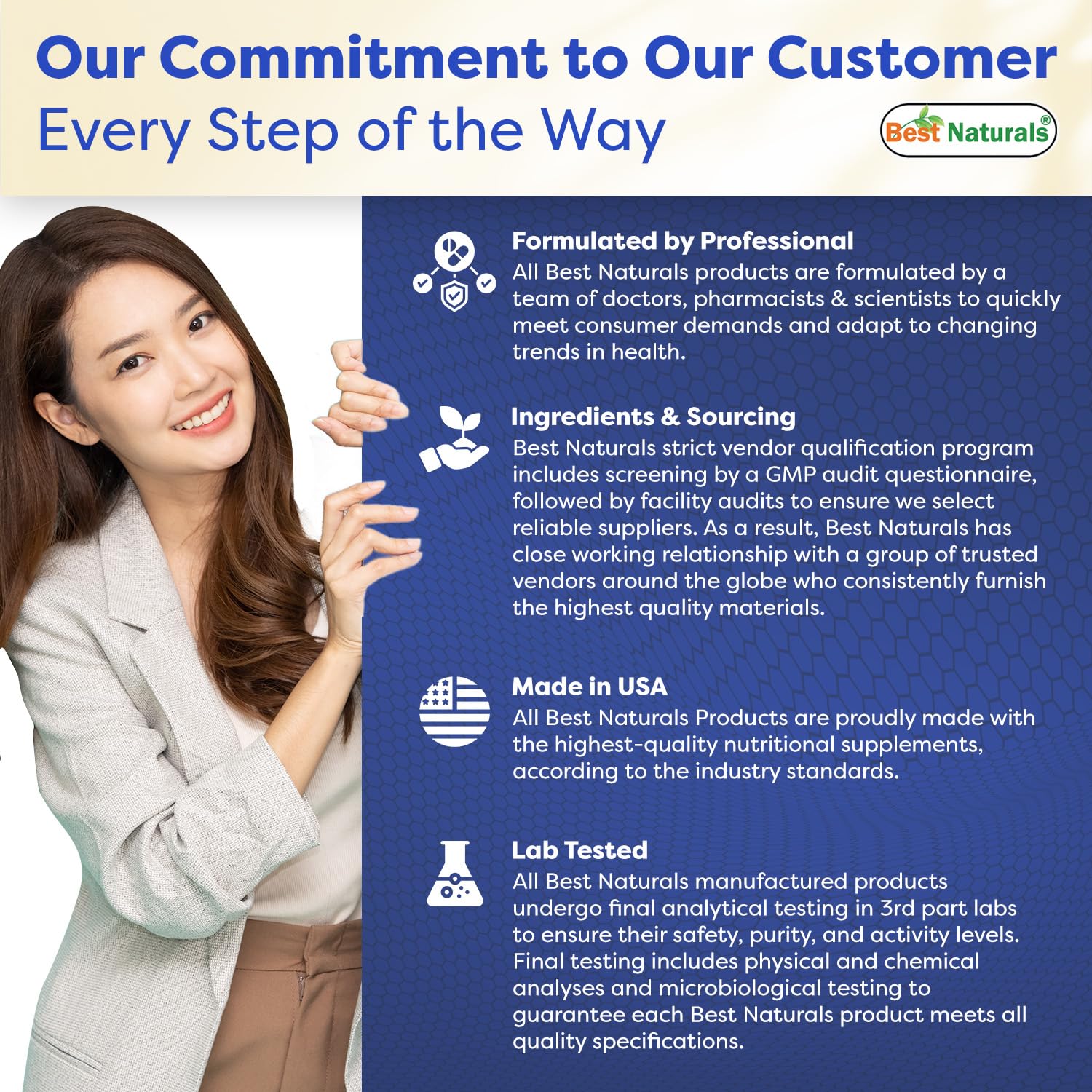 Best Naturals uñas más fuertes con colágeno y biotina